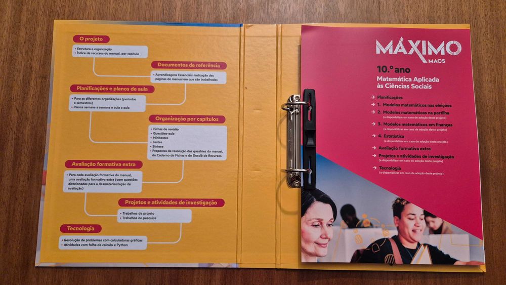 Vendo Dossier do Professor e Manual de MACS "MÁXIMO" 10ºAno - NOVO!