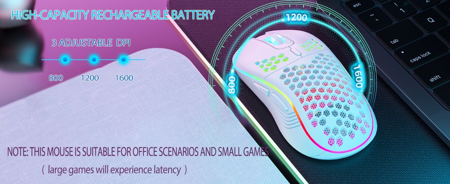 Бездротова миша, 800 mAh акумулятор