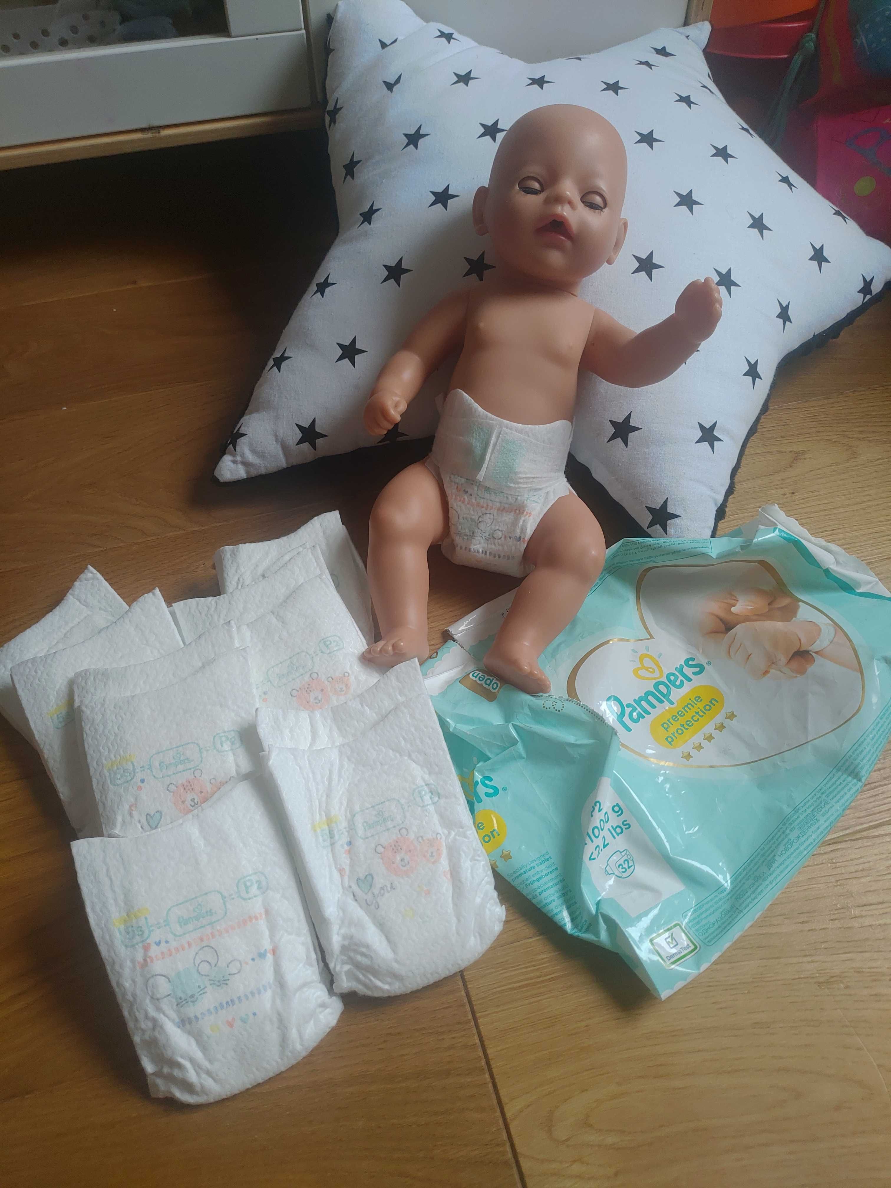 10 sztuk pieluszek Pampers idealne dla lalki 36 cm