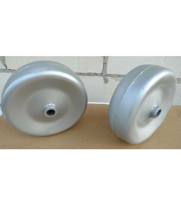 Koła stalowe 2 szt do maszyn rolniczych na tulejce śr 32cm szer 10,5cm