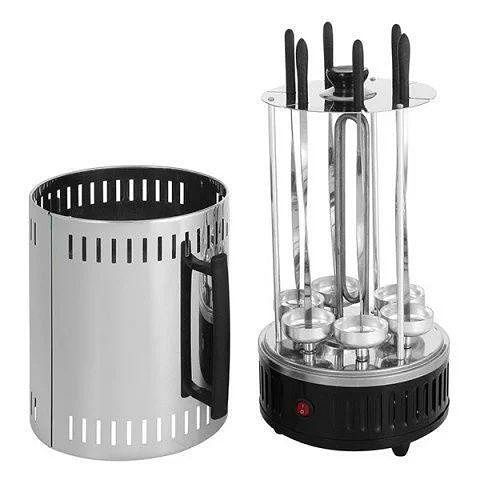 Электрошашлычница 1000Вт BBQ на 6 шампуров с выключателем