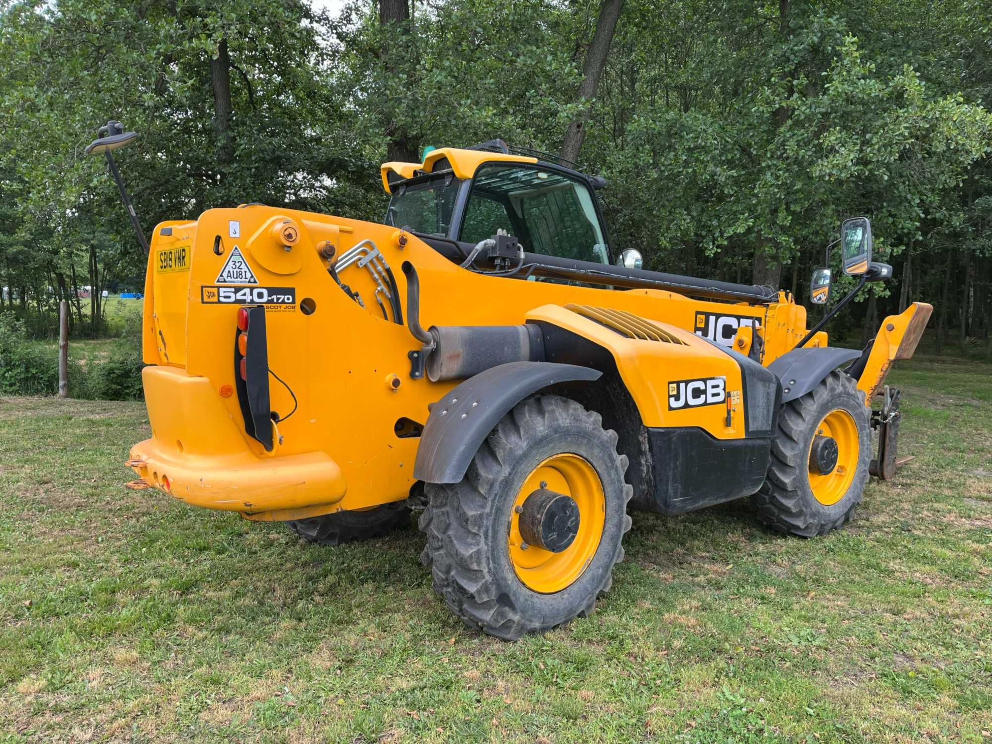 JCB 540-170 Ładowarka Teleskopowa KLIMA Widły Hydrauliczne 2018r