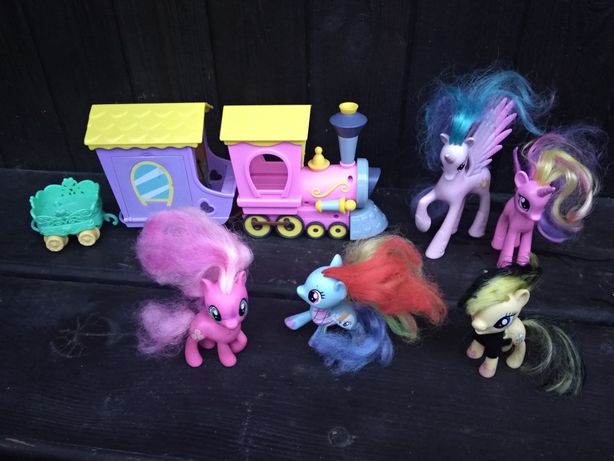 My Little Pony, pociąg przyjaźni kucyki figurki Hasbro