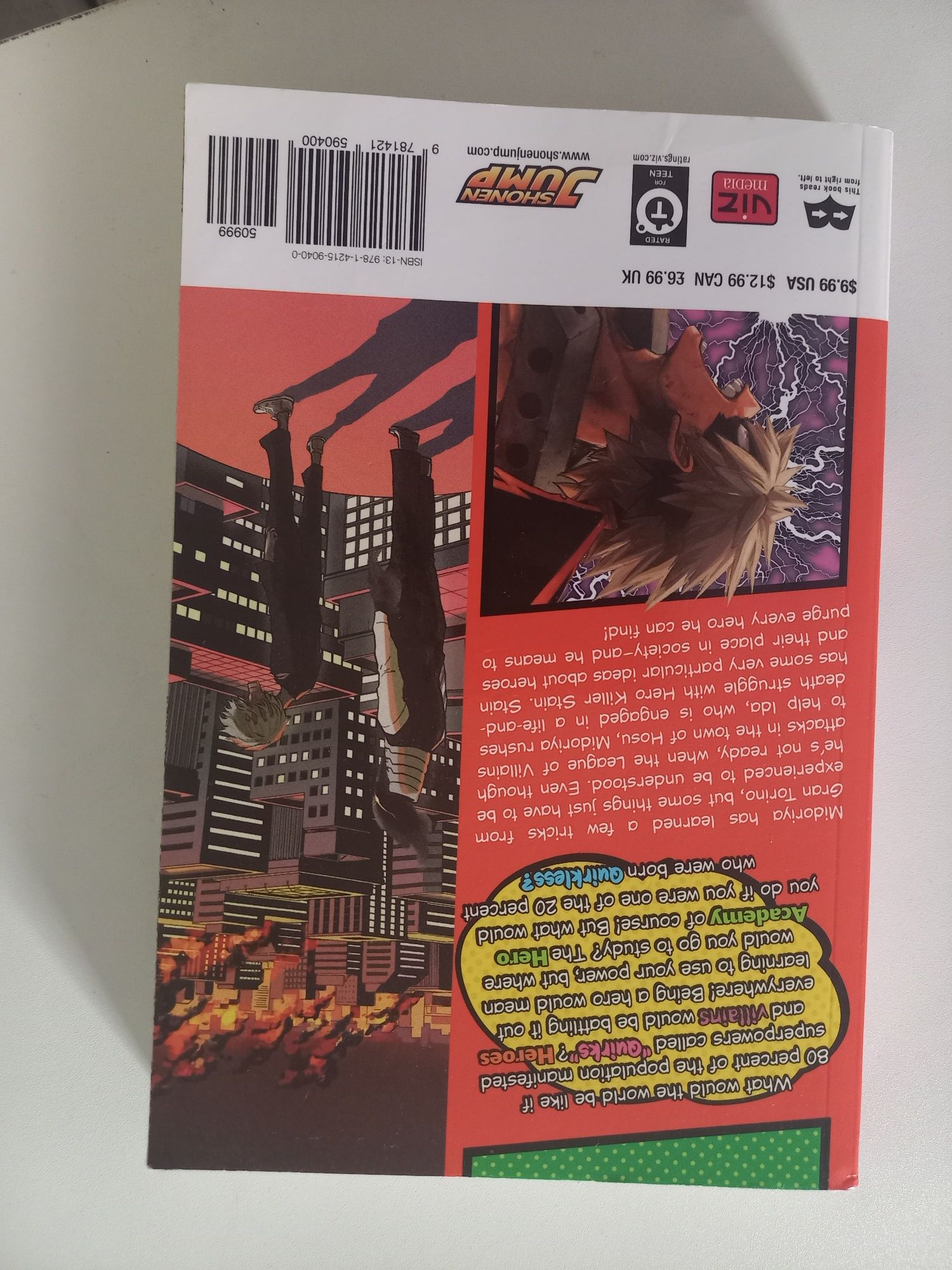 Manga My Hero Academia, Volume 7 ( Inglês ]