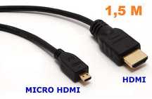 Kabel HDMI - micro HDMI v1.4 1,5m * Video-Play Wejherowo