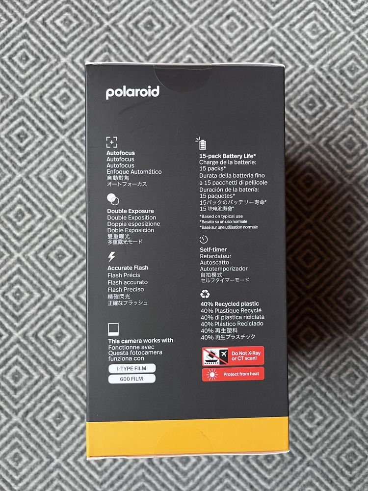 Polaroid Now Instant Camera Gen. 2 + 16 arkuszy zdjęć + torba Vanguard