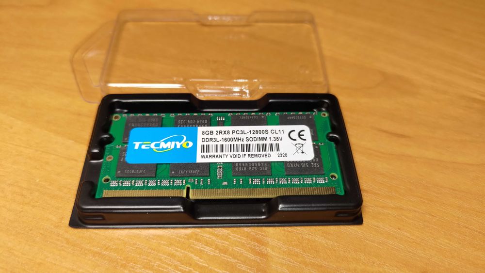 Оперативна пам'ять НОУТБУК TECMIYO DDR3L (1.35v) 8GB 1600MHz