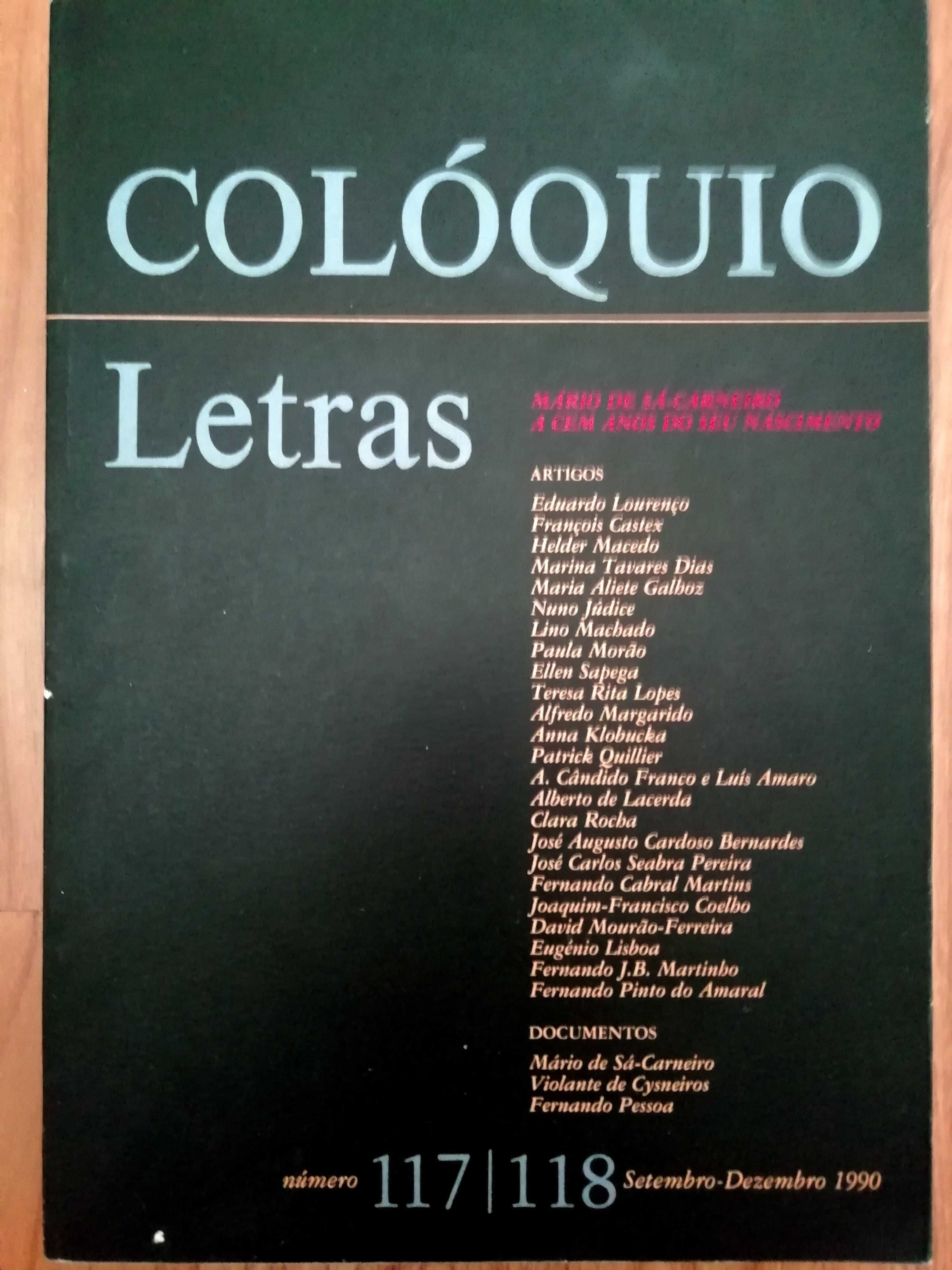 Revista Colóquio Letras - Edição dedicada a Mário de Sá-Carneiro