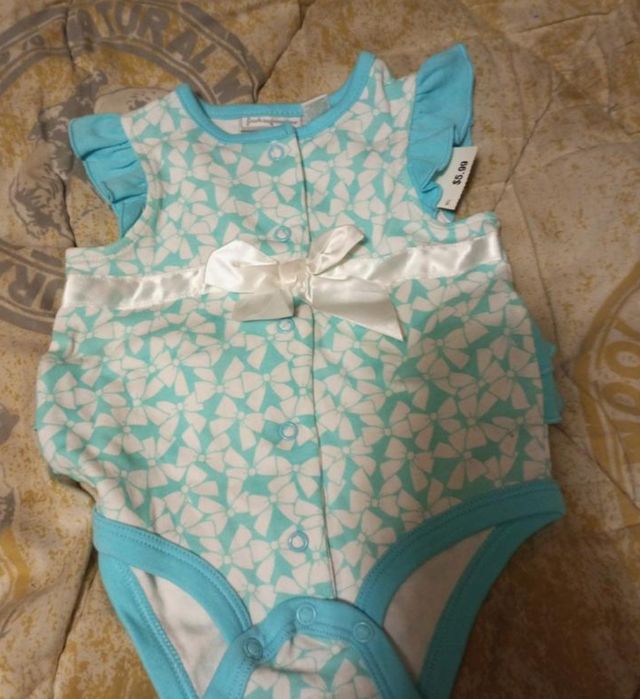 Бодіки 0-6 місяців нові