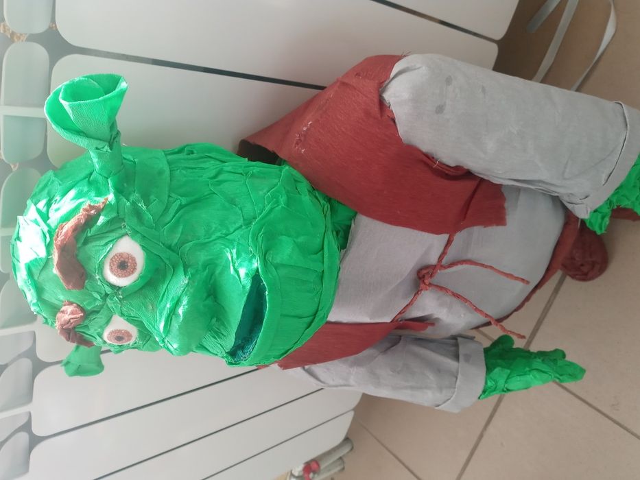 Shrek piniata urodziny dekoracja pokoju