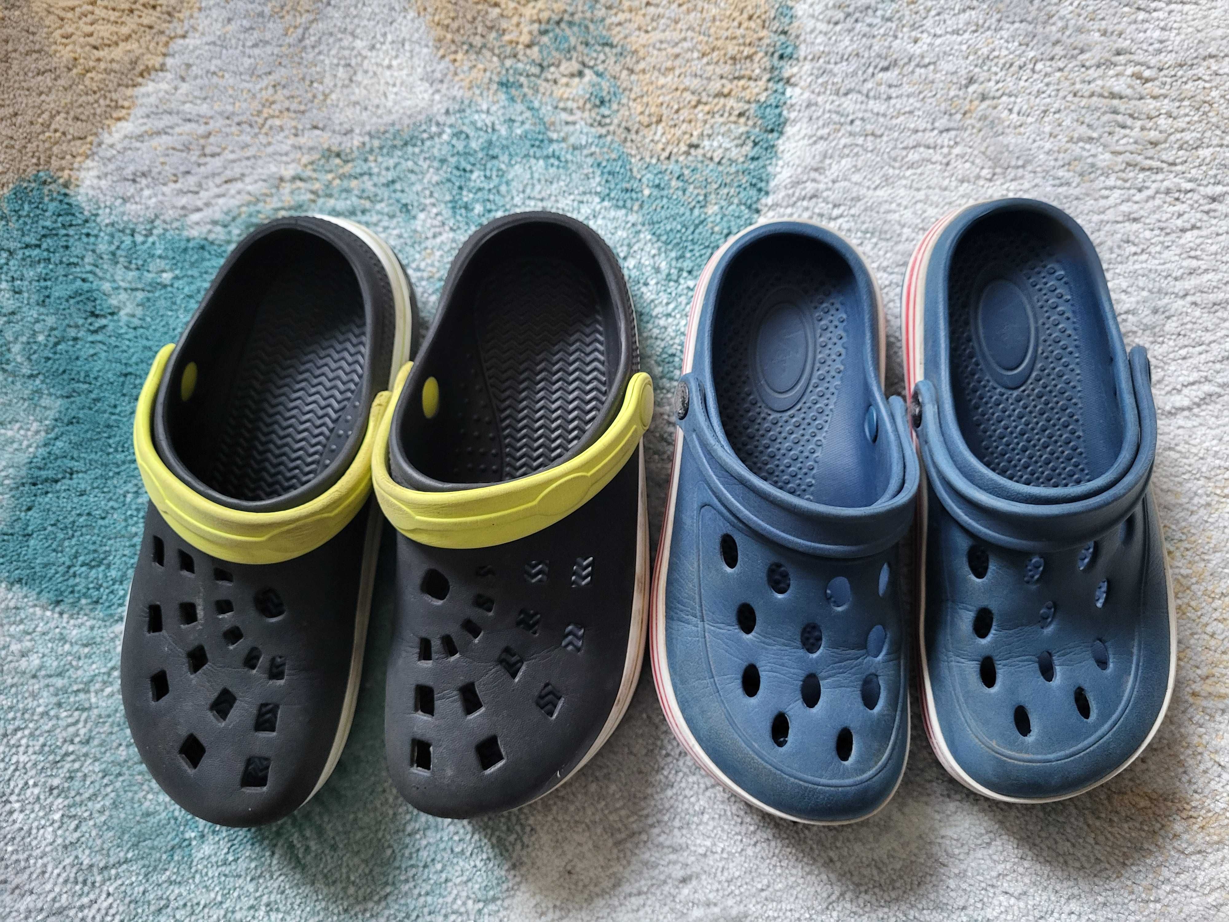 Klapki, kapcie typu crocs r.33 i 35