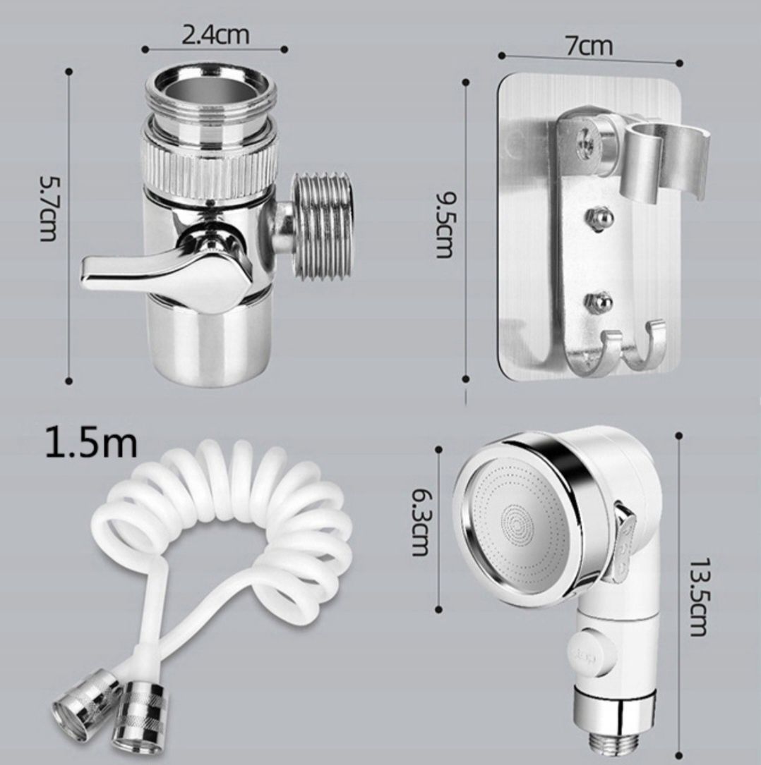 Wlewka Prysznic Umywalkowy Adapter do Kranu