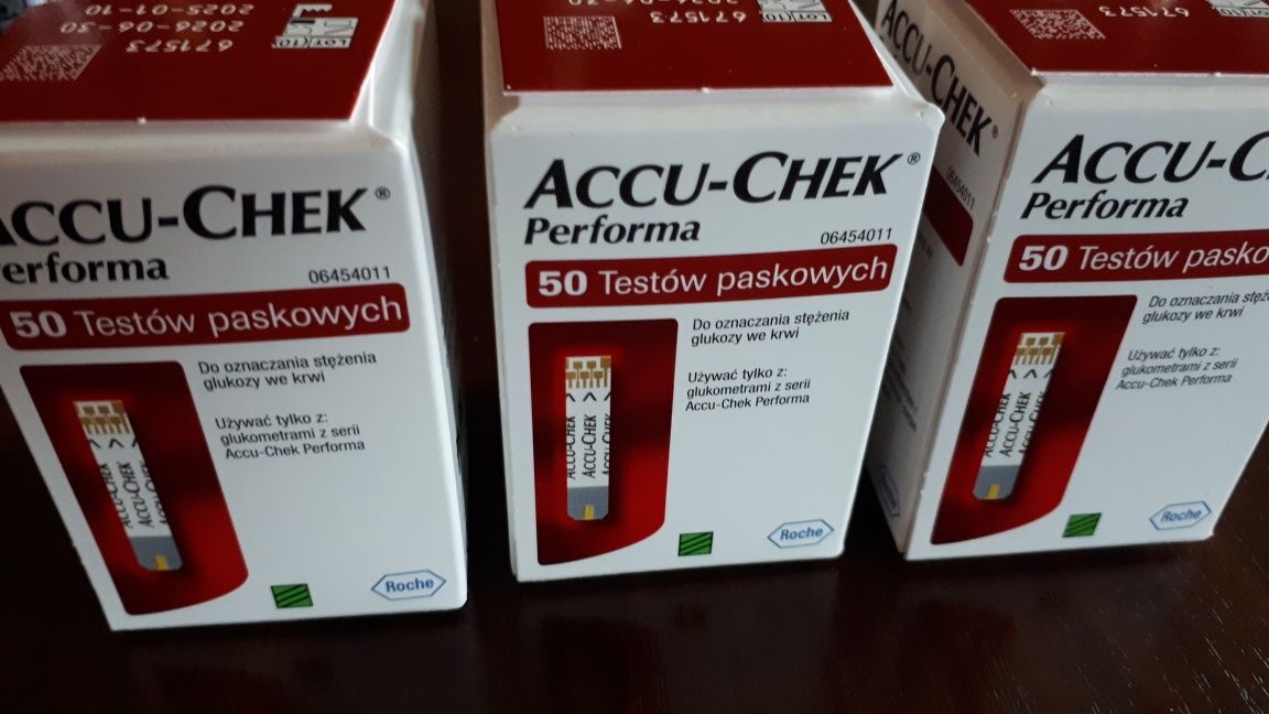 Paski do glukometru ACCU CHEK Performa