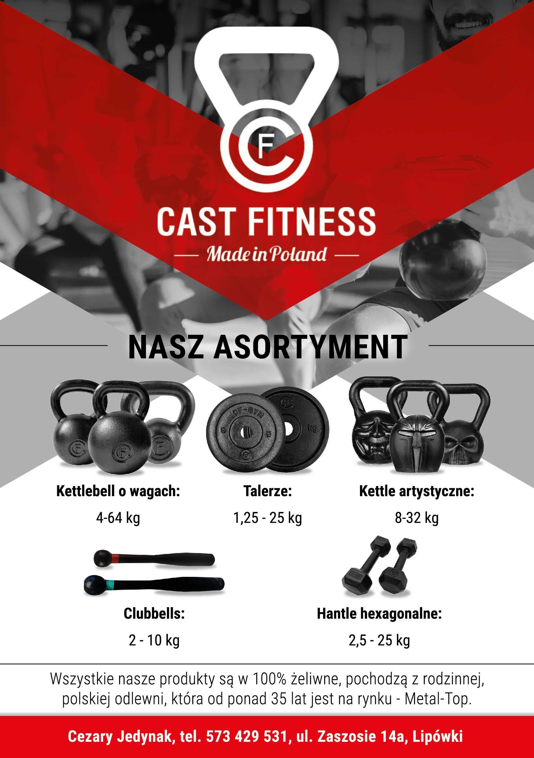Obciążenie żeliwne Cast Fitness 2,5 kg