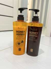 Шампунь та кондиціонер  "Медова терапія" Daeng Gi Meo Ri Honey