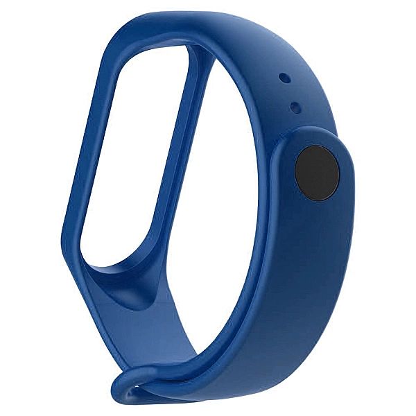 Silikonowa opaska zamienna do Xiaomi Mi Band 4 / Mi Band 3 granatowa