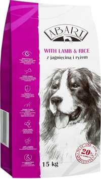 Abart Lamb Rice 15Kg + Puszka Abart  4X415G Beef Dog