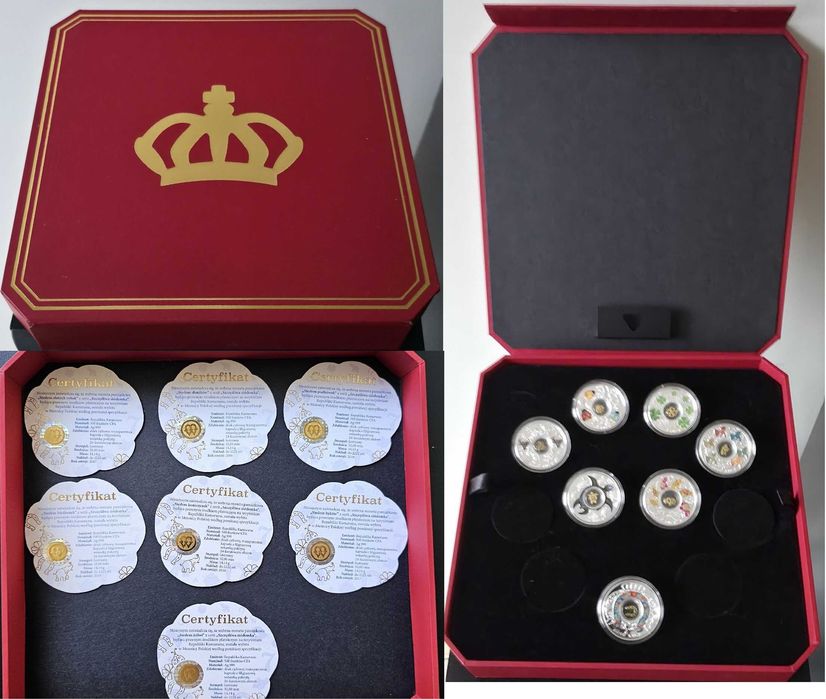 Kolekcja 7 monet z serii Szczęśliwa siódemka