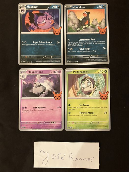 Cartas Halloween e Mcdonalds