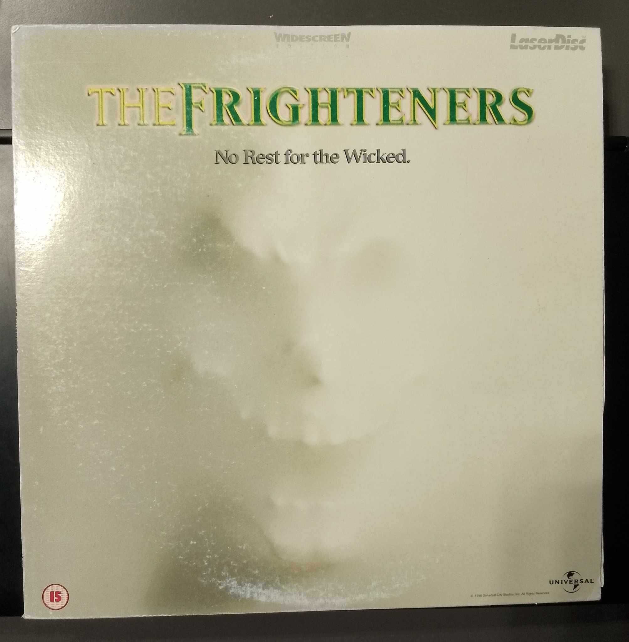 Laser disc The Frighteners. No Rest for the Wicked.