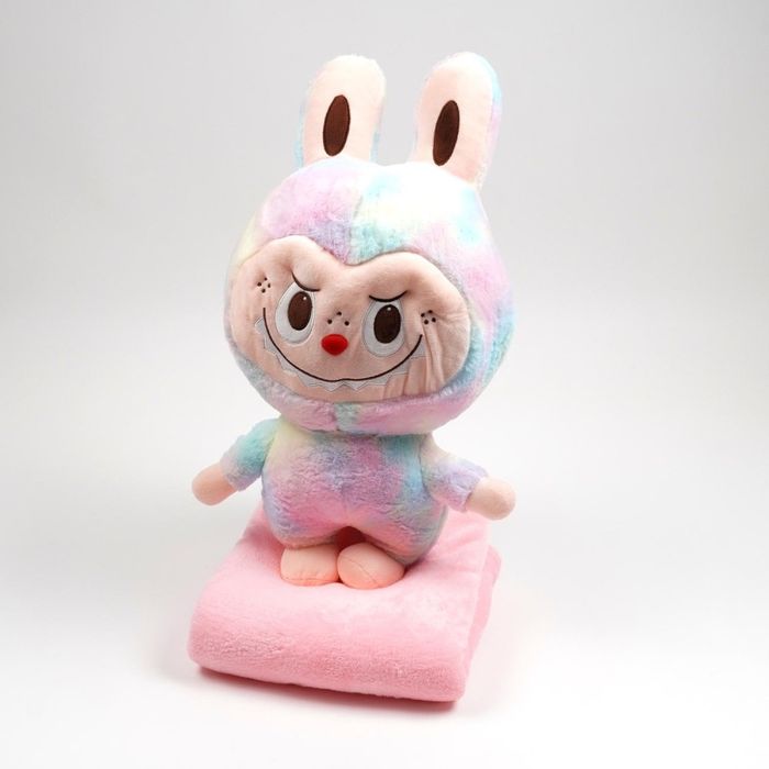 Игрушка-плед подушка Лабубу 3в1 55см