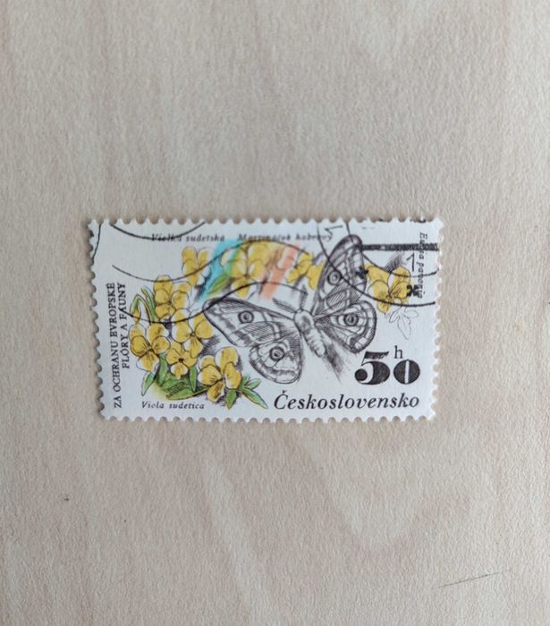 Czechosłowacja 1983, Natura fauna i flora, 4 znaczki, vintage