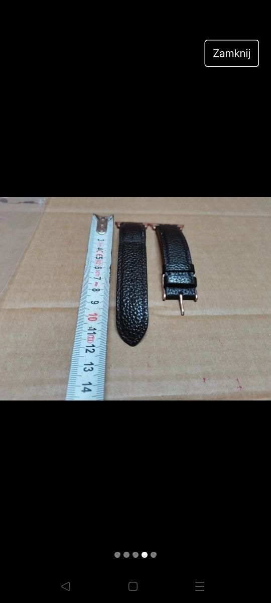 Fullmosa Pasek kompatybilny z Apple Watch 41mm40mm38mm prawdziwej skór