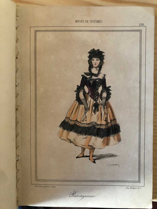 Musée de Costumes. Paris. Ancienne Maison Aubert (1850).