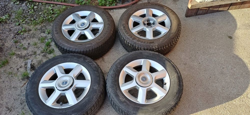 Koła felgi 15 fiat ulysse II 2 opony zimowe wywazone 205/65 r15 6mm