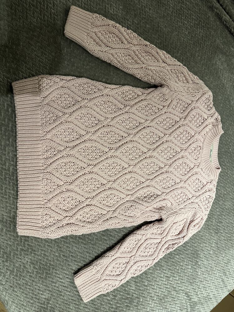 Sweter różowy Zara S/36 100% cotton
