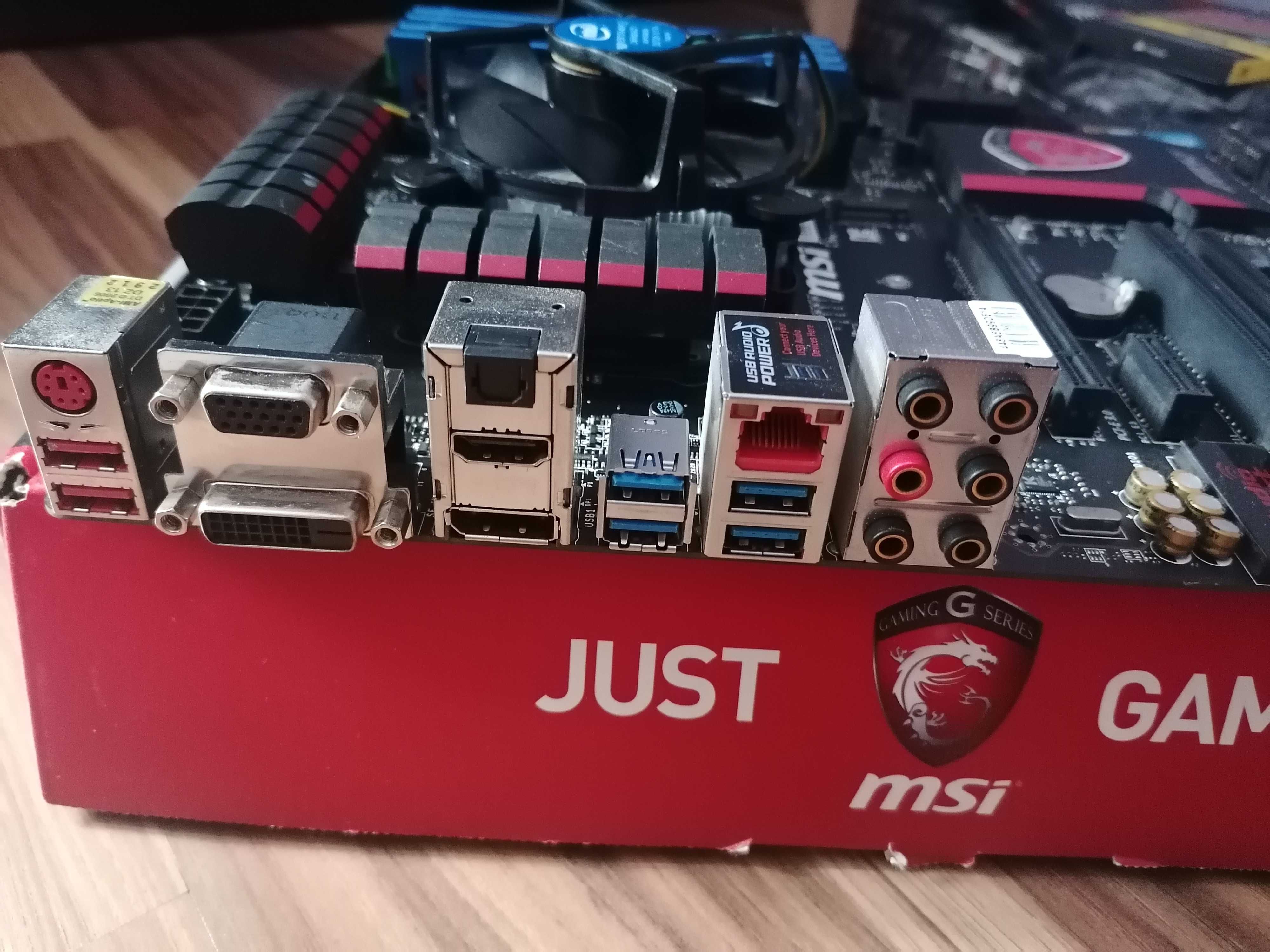 Płyta główna MSI H97 GAMING 3 i5-4670k RAM 8GB