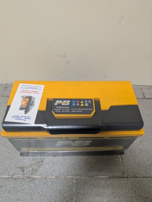 Акумулятори FireBall 100 110 Ah EFB, Нові 2025 року