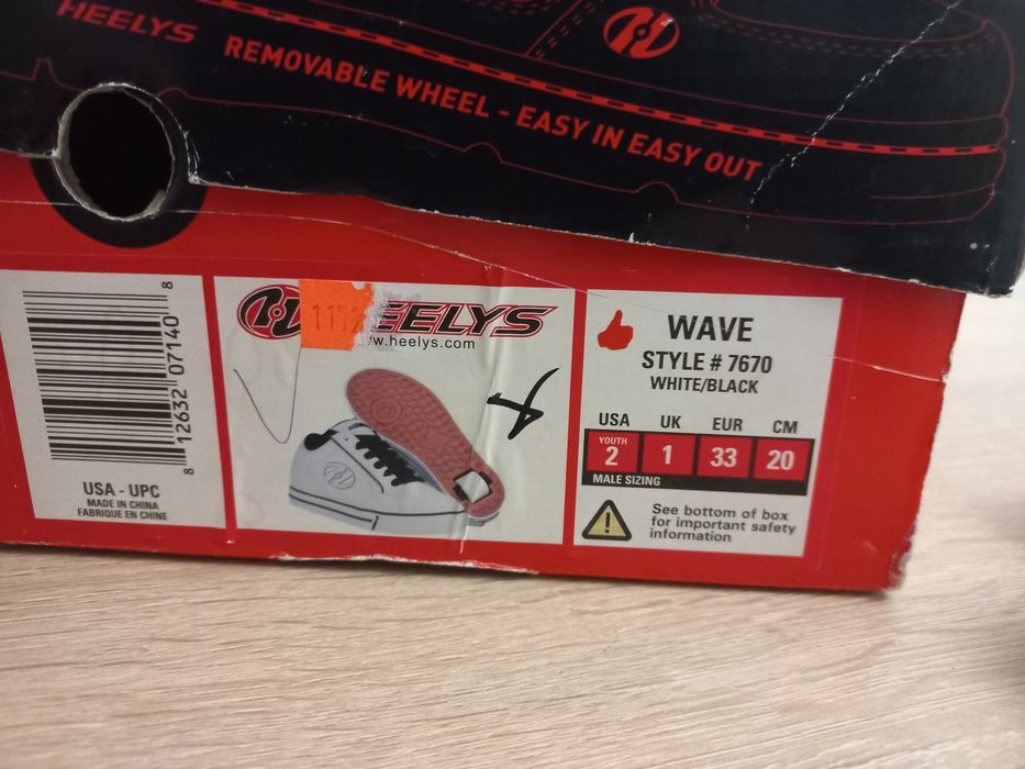 Хилисы HEELYS кроссовки-роликовые р-р33, см20