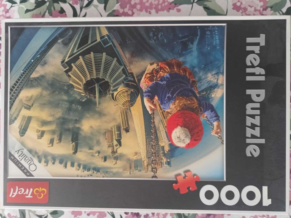 PUZZLE 1000, widok z huśtawki