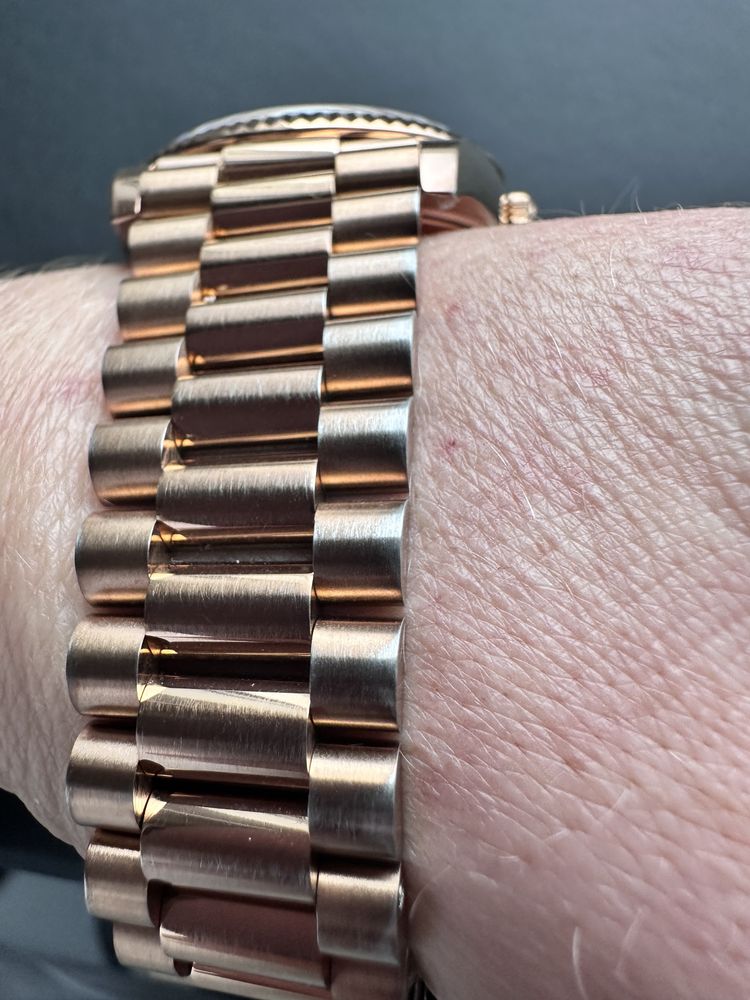 Zegarek męski 44 mm rosegold
