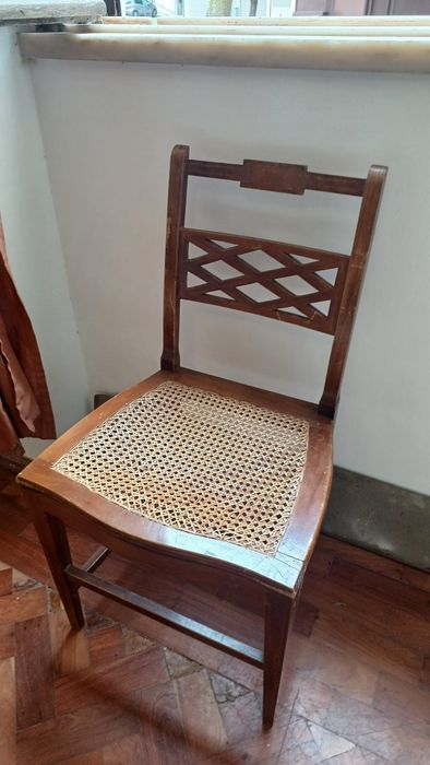 Cadeira vintage madeira
