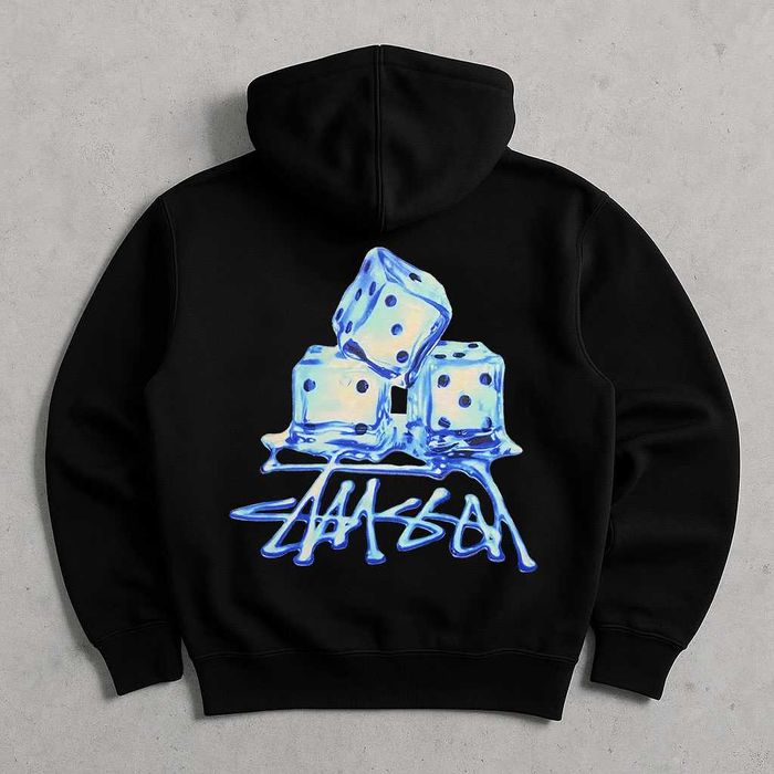 Толстовка Худи Stussy  - Basic - XS S M L XL - Стусси - Cotton