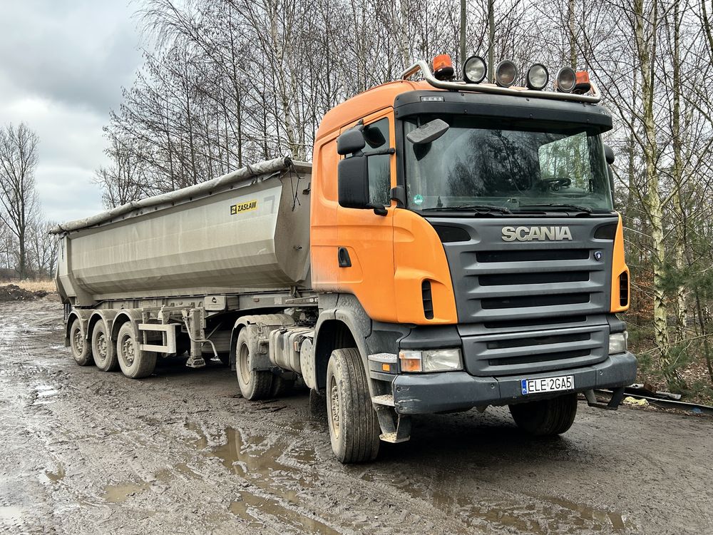 Scania 380 4x4 + Naczepa Zasław