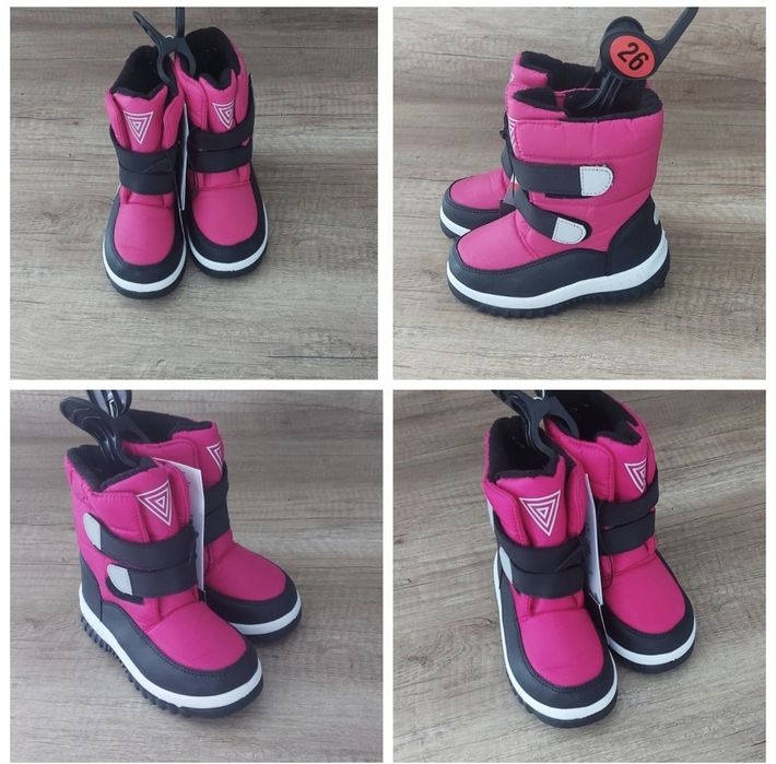 Зимові термочобітки для дівчинки сапожки Ботинки чоботи зимове взуття