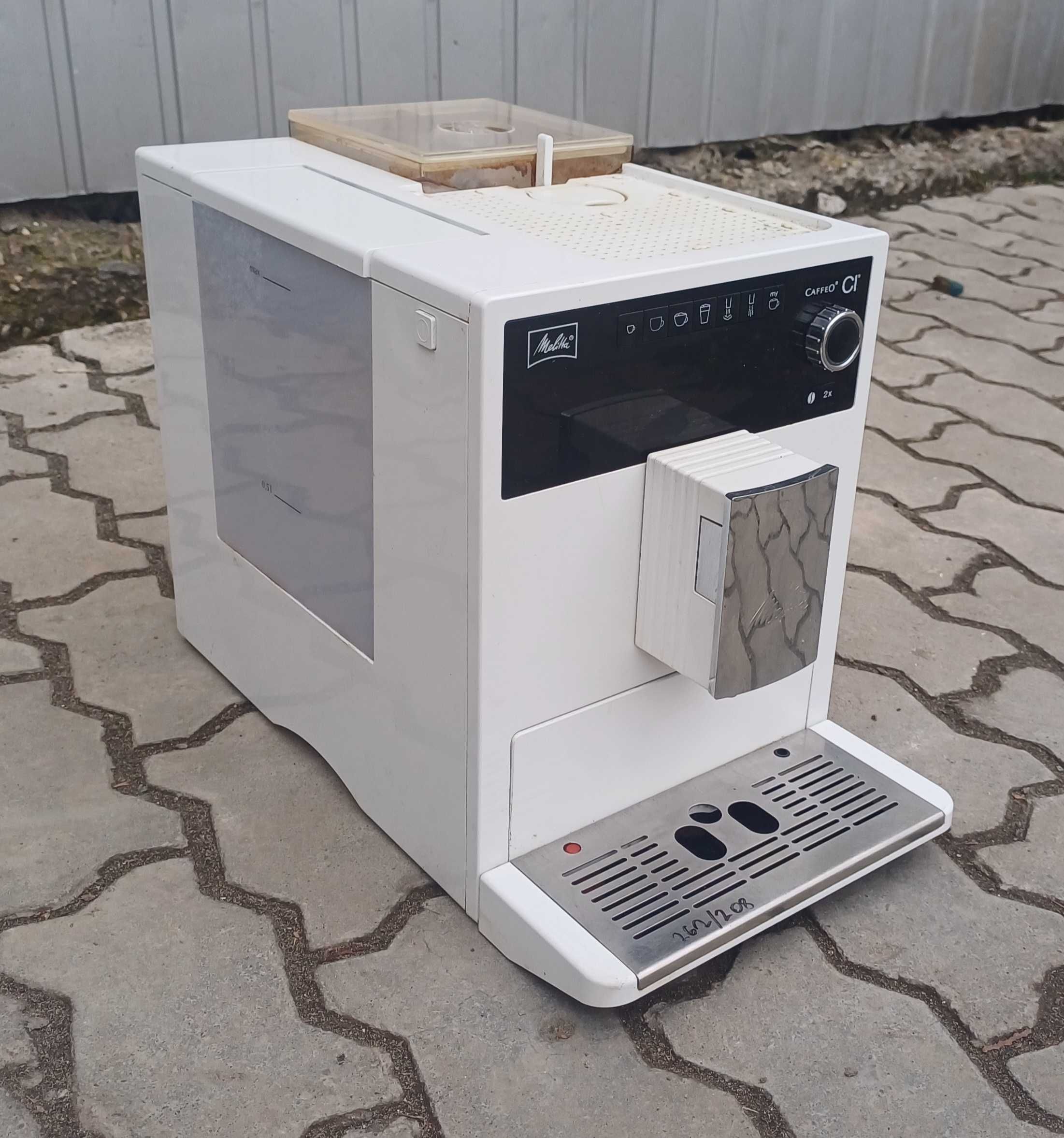 Кофемашина кофеварка Melitta Caffeo Ci White белая б/у капучино латте