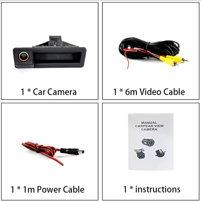 Камера заднього виду 1080 р. BMW E60 E39 E90 E82 E61 X1 E84 X5 E70