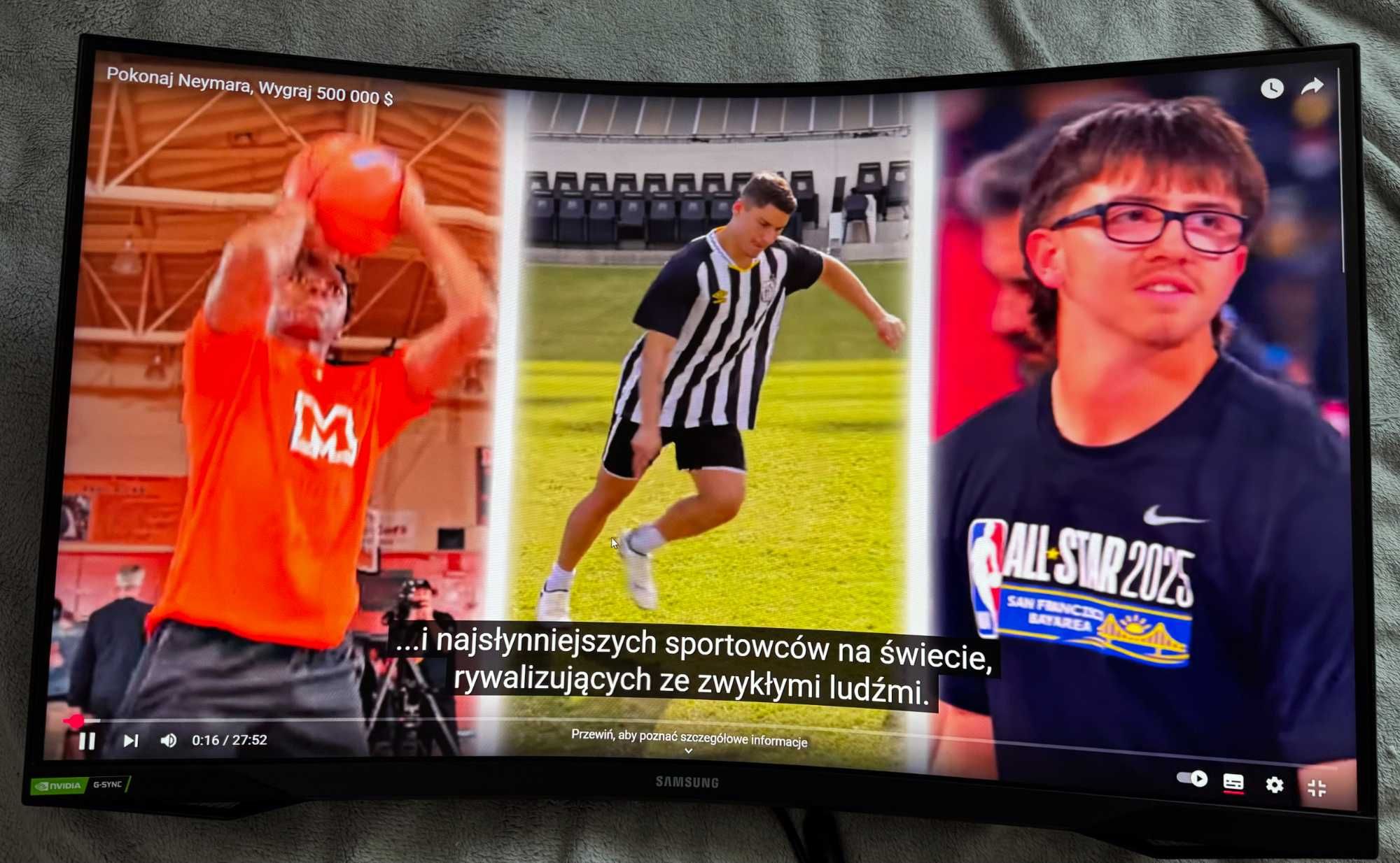 Monitor Samsung Odyssey 32G7 QLED + uchwyt