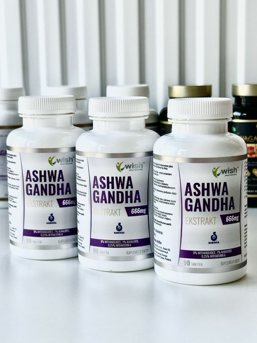 Ашваганда WISH Aswaghangha 666 mg 9%, 90 капс