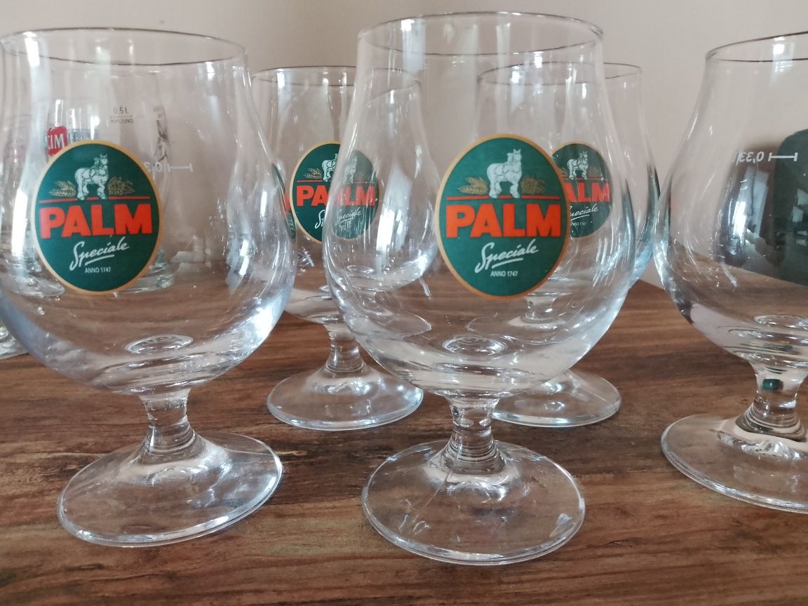 Zestaw 6 sztuk szklanek do piwa PALM