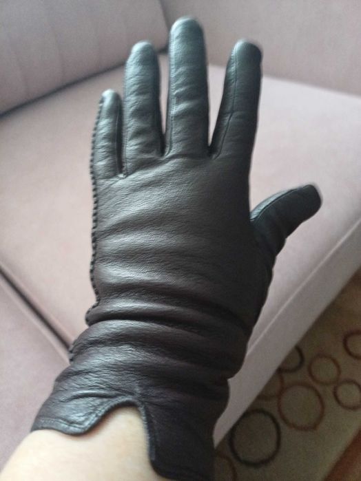 Rękawiczki skórzane  damskie