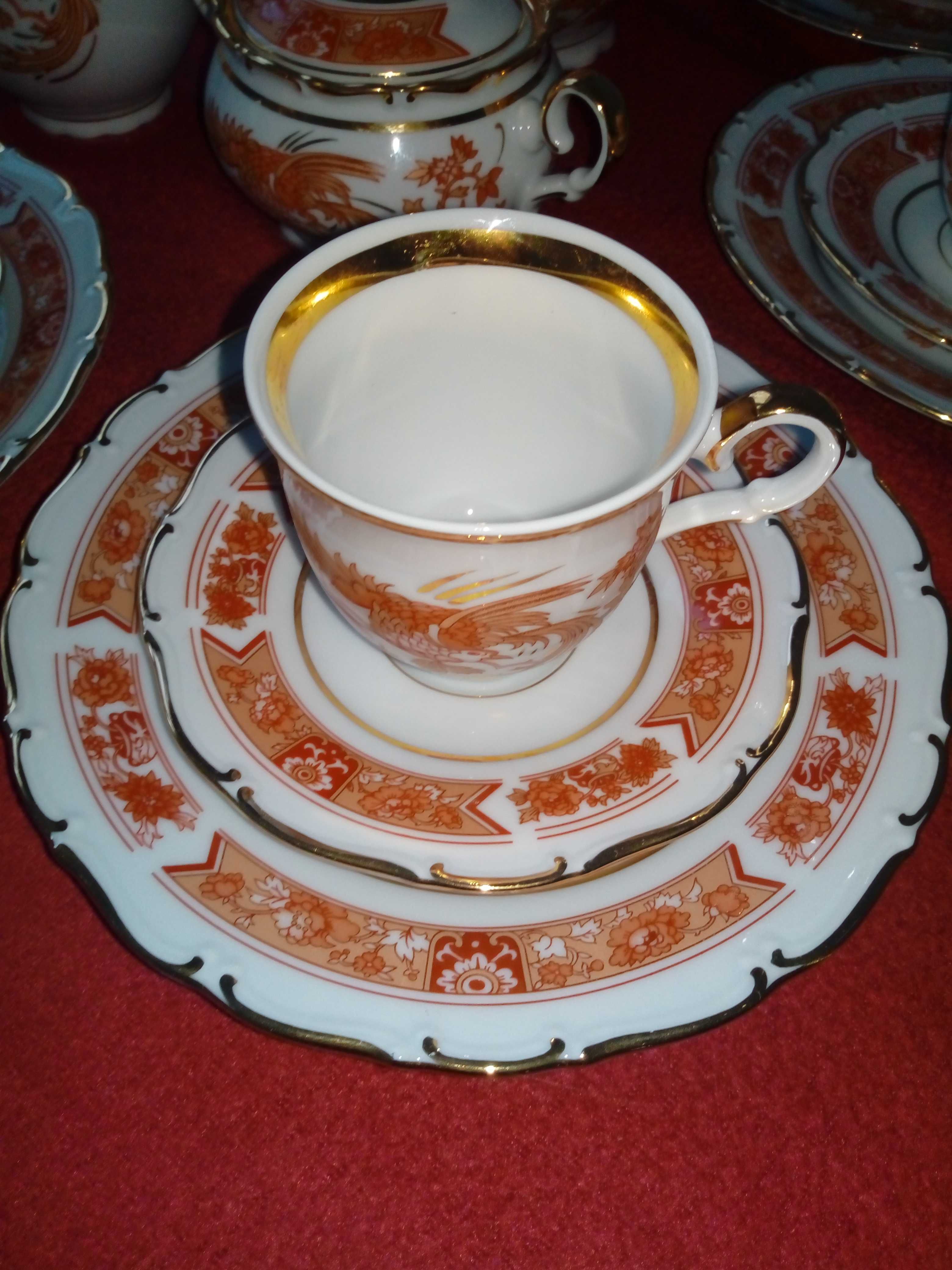 /Carlsbad/ unikatowy porcelanowy zestaw do kawy,herbaty.