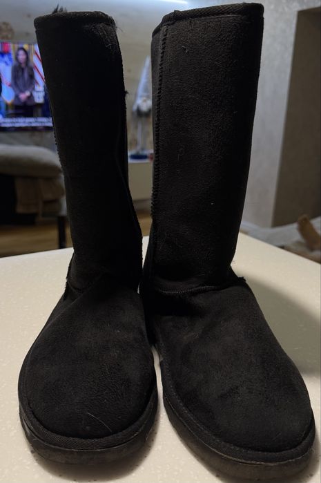 Сапожки під уггі високі