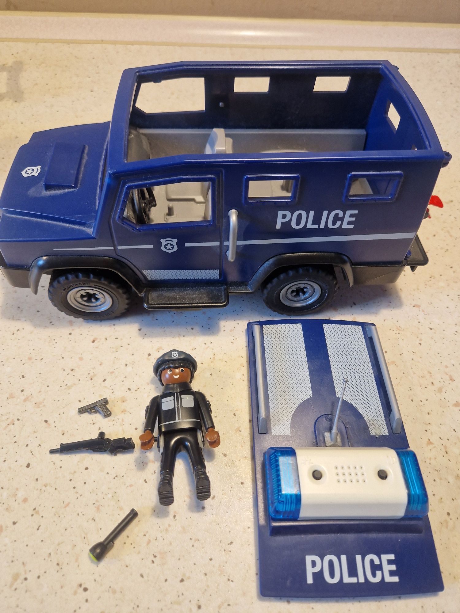 Playmobile zestaw nr 5187 samochód i łódź policja