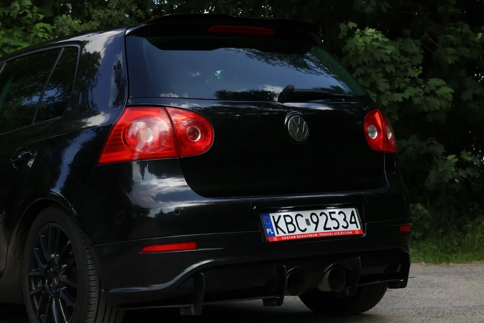 Volkswagen Golf Auto po mapie na 200km