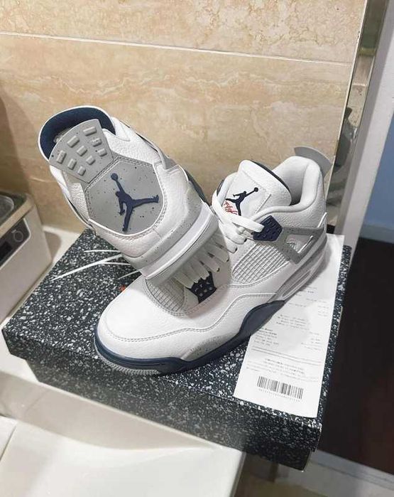 Buty Espadryle Jordan4Retro MidnightNavy Espadryle R.40